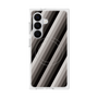 プレミアムスクエアケース with SnapMag［ Middle Stripe - Black ］