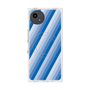 プレミアムスクエアケース with SnapMag［ Middle Stripe - Blue ］