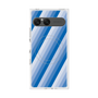プレミアムスクエアケース with SnapMag［ Middle Stripe - Blue ］