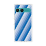プレミアムスクエアケース with SnapMag［ Middle Stripe - Blue ］
