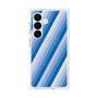 プレミアムスクエアケース with SnapMag［ Middle Stripe - Blue ］