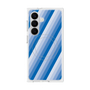 プレミアムスクエアケース with SnapMag［ Middle Stripe - Blue ］