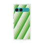 プレミアムスクエアケース with SnapMag［ Middle Stripe - Green ］