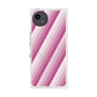 プレミアムスクエアケース with SnapMag［ Middle Stripe - Pink ］
