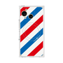 プレミアムスクエアケース with SnapMag［ Big Stripe - Red × Blue ］