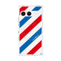 プレミアムスクエアケース with SnapMag［ Big Stripe - Red × Blue ］