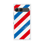 プレミアムスクエアケース with SnapMag［ Big Stripe - Red × Blue ］