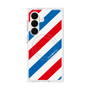 プレミアムスクエアケース with SnapMag［ Big Stripe - Red × Blue ］