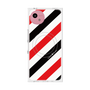 プレミアムスクエアケース with SnapMag［ Big Stripe - Red × Black ］