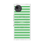プレミアムスクエアケース with SnapMag［ Small Border - Green ］
