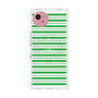 プレミアムスクエアケース with SnapMag［ Small Border - Green ］