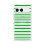 プレミアムスクエアケース with SnapMag［ Small Border - Green ］
