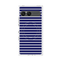 プレミアムスクエアケース with SnapMag［ Middle Border - Blue ］