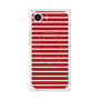 プレミアムスクエアケース with SnapMag［ Middle Border - Red ］