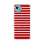 プレミアムスクエアケース with SnapMag［ Middle Border - Red ］