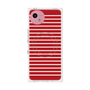 プレミアムスクエアケース with SnapMag［ Middle Border - Red ］
