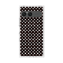 プレミアムスクエアケース with SnapMag［ Small Dot - Black ］