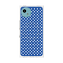 プレミアムスクエアケース with SnapMag［ Small Dot - Blue ］