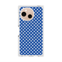 プレミアムスクエアケース with SnapMag［ Small Dot - Blue ］