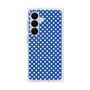 プレミアムスクエアケース with SnapMag［ Small Dot - Blue ］