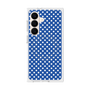 プレミアムスクエアケース with SnapMag［ Small Dot - Blue ］