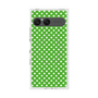プレミアムスクエアケース with SnapMag［ Small Dot - Green ］