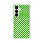 プレミアムスクエアケース with SnapMag［ Small Dot - Green ］