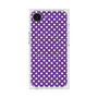 プレミアムスクエアケース with SnapMag［ Small Dot - Purple ］