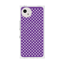 プレミアムスクエアケース with SnapMag［ Small Dot - Purple ］