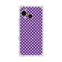 プレミアムスクエアケース with SnapMag［ Small Dot - Purple ］