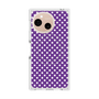 プレミアムスクエアケース with SnapMag［ Small Dot - Purple ］