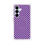プレミアムスクエアケース with SnapMag［ Small Dot - Purple ］
