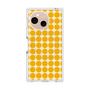 プレミアムスクエアケース with SnapMag［ Big Dot - Yellow ］