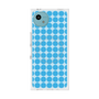 プレミアムスクエアケース with SnapMag［ Big Dot - Blue ］