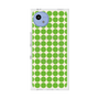 プレミアムスクエアケース with SnapMag［ Big Dot - Green ］