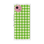 プレミアムスクエアケース with SnapMag［ Big Dot - Green ］
