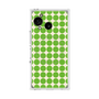 プレミアムスクエアケース with SnapMag［ Big Dot - Green ］