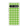 プレミアムスクエアケース with SnapMag［ Big Dot - Green ］