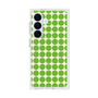 プレミアムスクエアケース with SnapMag［ Big Dot - Green ］