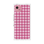 プレミアムスクエアケース with SnapMag［ Big Dot - Pink ］