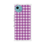 プレミアムスクエアケース with SnapMag［ Big Dot - Purple ］
