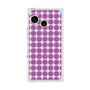 プレミアムスクエアケース with SnapMag［ Big Dot - Purple ］