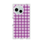 プレミアムスクエアケース with SnapMag［ Big Dot - Purple ］