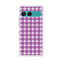 プレミアムスクエアケース with SnapMag［ Big Dot - Purple ］