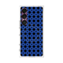 プレミアムスクエアケース with SnapMag［ Shower Dot - Blue ］