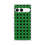 プレミアムスクエアケース with SnapMag［ Shower Dot - Green ］