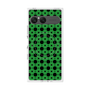 プレミアムスクエアケース with SnapMag［ Shower Dot - Green ］