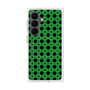 プレミアムスクエアケース with SnapMag［ Shower Dot - Green ］