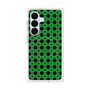 プレミアムスクエアケース with SnapMag［ Shower Dot - Green ］