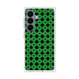 プレミアムスクエアケース with SnapMag［ Shower Dot - Green ］